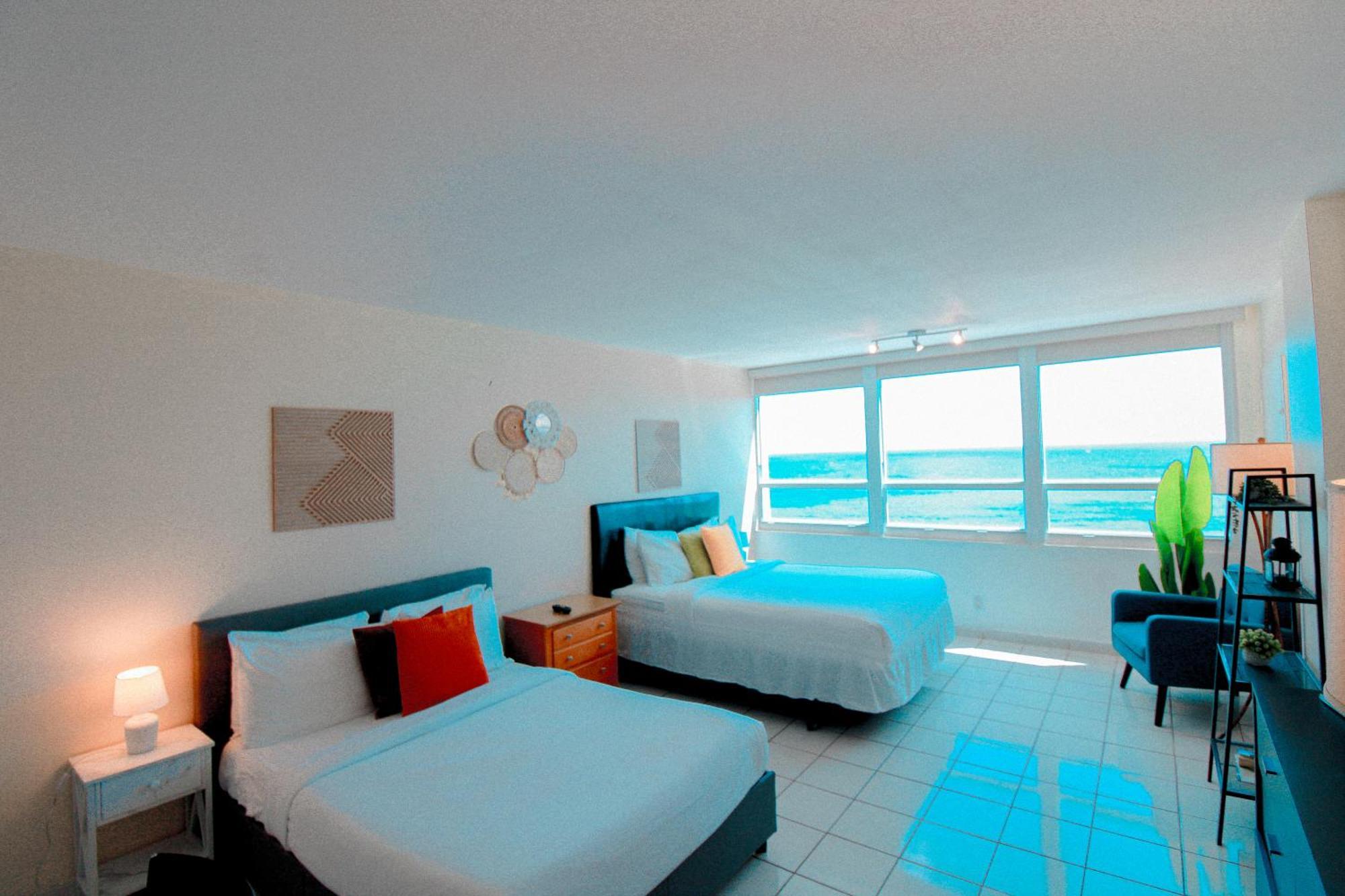 Castle 1733 Ocean View Studio With Direct Beach Access, Pool, Tennis & Free Parking Miami Beach Dış mekan fotoğraf